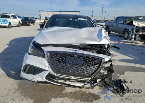 2018 Genesis G80 Sport z USA, uszkodzony, nr VIN KMHGN4JB3JU224389